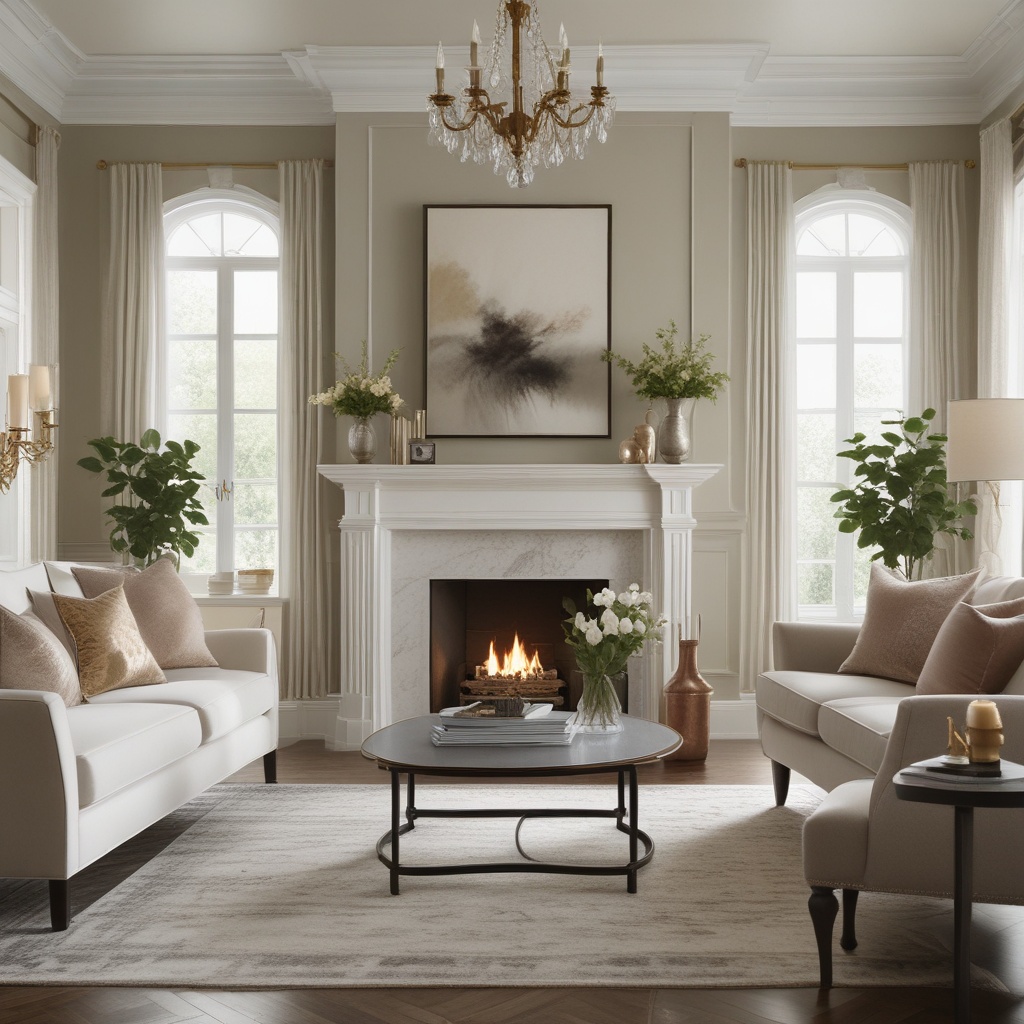 Elegant living room hero
